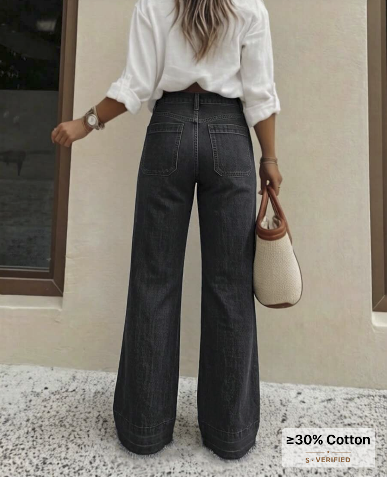 Women's High-Quality Fashion Casual Loose Fit Denim
